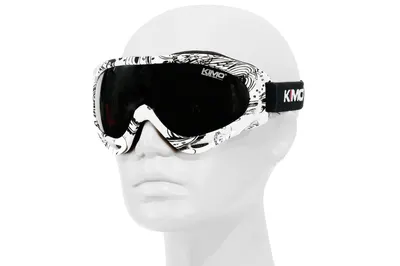 Ochelari de protectie Kimo Wear pentru copii, culoare alb-negru