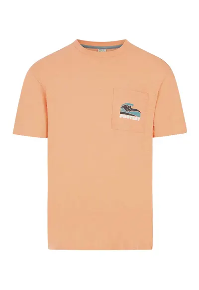Tricou barbati PRTJake - croiala lejera - decolteu rotund - bumbac - portocaliu