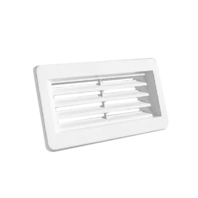 El02-415 Pvc End Grill For Flat Ducts 110x55mm