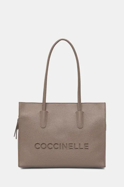 Coccinelle geantă shopper pentru femei din piele