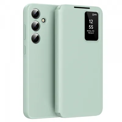 Husa pentru Samsung Galaxy A56 A566, Techsuit, SmartView, Verde