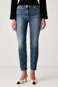 Elisabetta Franchi blugi slim fit pentru femei