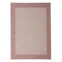 Covor roz deschis țesut manual din amestesc de lână 160x230 cm Rue – Flair Rugs