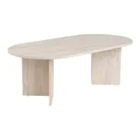 Măsuță de cafea bej cu aspect semi-lucios 60x119 cm Sable – Kalune Design