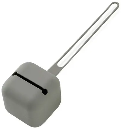 Clemă pentru suzetă din silicon Interbaby - Gri
