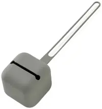 Clemă pentru suzetă din silicon Interbaby - Gri