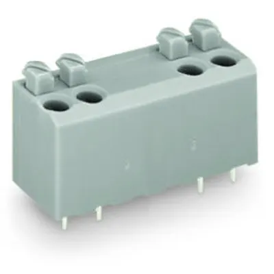 PCB terminal block; push-button; 1.5 mm²; Pin spacing 5 mm; 6-pole; PUSH WIRE®; 1,50 mm²; gray