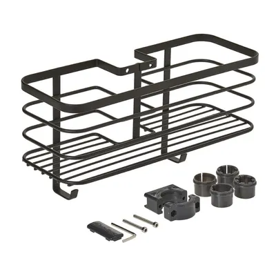 Raft pentru baie Metaltex Origin, negru