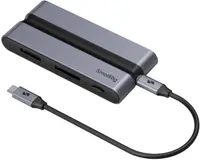 Stație de andocare SmallRig - 9 in 1 CFexpress Type A, 9 port, USB-C, gri