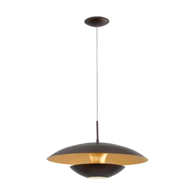 Lampa suspendata NUVANO brown, gold 220-240V,50/60Hz IP20