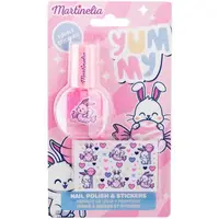 Martinelia Yummy Polish & Stickers set pentru copii