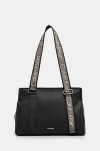 Calvin Klein geantă tote pentru femei, cu imitație de piele