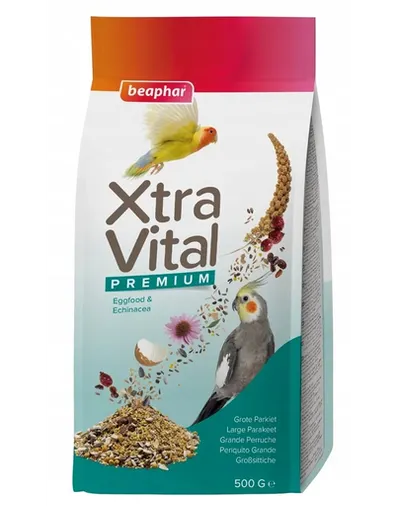 BEAPHAR XtraVital Large Parakeet 500 g hrană pentru papagalii mari