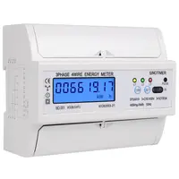 Contor de energie trifazat, Sinotimer, DIN RS485 kWh consum de putere, voltmetru curent, monitor modbus RTU 380V 400V DTS6619-017