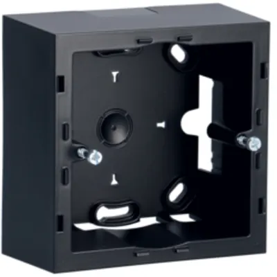 Adaptor montaj pe tencuială 2M, negru