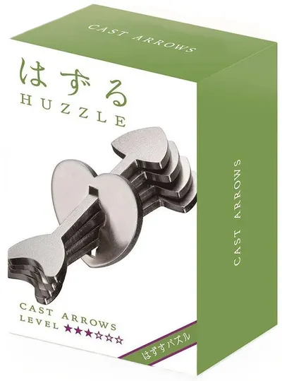 Puzzle logic metalic Hanayama - Cast Puzzle Arrows Huzzle