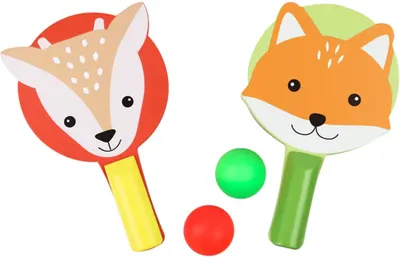 Ping-pong pentru copii Orange Tree Toys - Animale de pădure