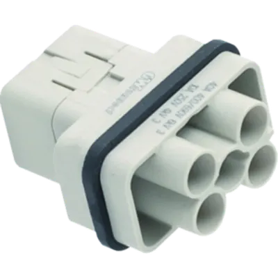 Contector industrial Tata - 32X13 - 4P + E 40A 400 / 690V / 4kV / 3 - CRIMP CONNECTION - GRI