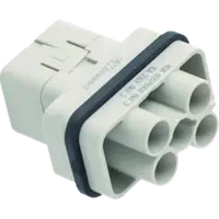 Contector industrial Tata - 32X13 - 4P + E 40A 400 / 690V / 4kV / 3 - CRIMP CONNECTION - GRI