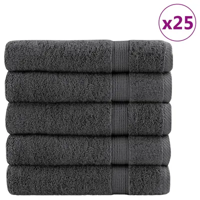 Gossi prosoape de dus premium solund 25buc alb 70x140cm 600 gsm