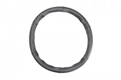 Husa volan, piele, diametru: 47-49cm, negru