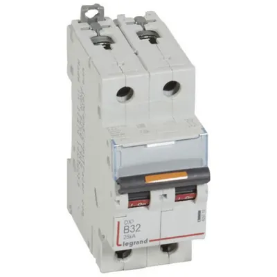Disjunctor DX³-2P-230/400V~-32A-25kA-curba B - 2M