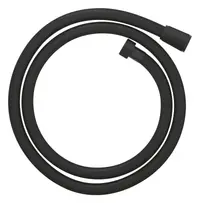 Furtun de dus Grohe SilverFlex 28362KF1, universal, 1/2 inch x 1/2 inch, 1.25 m, anti-rasucire, mat, Negru