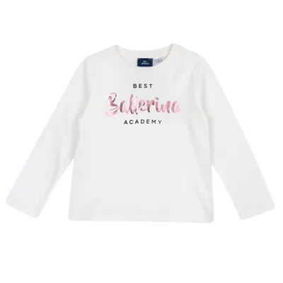 Bluza copii Chicco, alb, 00228-69MC