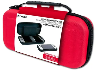 Husă Nacon - Pouch Case, roșie (Nintendo Switch 2)