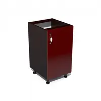 Corp inferior 45 cu 1 usa Zebra MDF rosu simplu