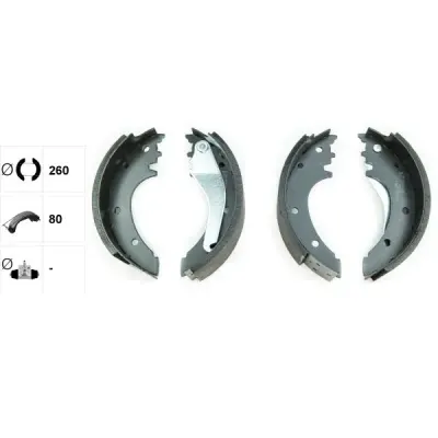 Set saboti frana TEXTAR 91075600