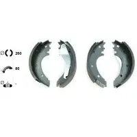 Set saboti frana TEXTAR 91075600
