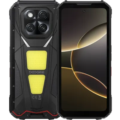 Telefon Doogee V Max Play Projector 5G 6.78-inch 120Hz IPS Dimensity 7300 16GB RAM 512GB NFC RGB Light 20500mAh IP68 IP69K Android 15