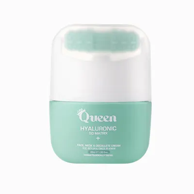Cremă 5 D Matrix cu Acid Hialuronic Aplicator de Masaj 3D,Queen, 40 ml