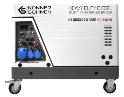 Generator invertor diesel în carcasă insonorizată KS 6500iDE S ATSR