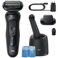 Braun Series 5 52-N7200cc Aparat de bărbierit electric cu stație pentru curățare și încărcare