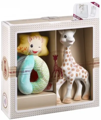 Set Sophie la Girafe - Zornăitoare și girafa Sophie