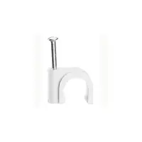 Clips fixare cablu Fixpentru - pentru concrete materials - pentru cable 6 mm² - alb