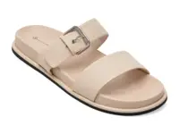Papuci CALL IT SPRING albi, CATANYA 102, din piele ecologica