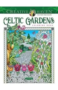 Creative Haven Celtic Gardens Coloring Book