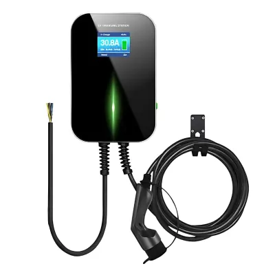 Statie de incarcare EV 11kW, 16A, trifazica, cu Bluetooth, ecran LCD, RCD Tip A + Filtru DC 6mA