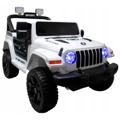 Masinuta electrica pentru copii Jeep X10 TS-159 R-Sport Alb 70W cu telecomanda si functie de balansare 12V, usi cu deschidere, panou muzica, centura de siguranta, sarcina maxima 30 kg