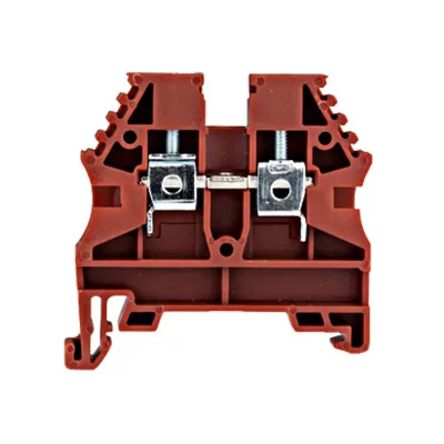 Clemă de fază, conex. cu şurub tip AVK 4, roşu, 4 mm²