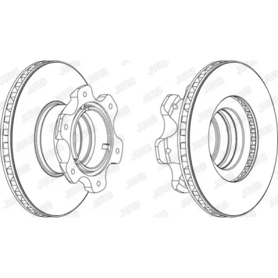 Disc frana JURID 567763J