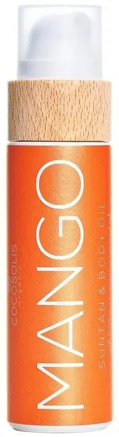 Cocosolis Suntan &amp; Body Ulei bio pentru bronzare rapidă Mango, 110 ml