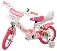 Bicicletă pentru copii cu roți ajutătoare E&L cycles Volare – Unicorn, 12''