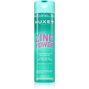 Nuxe Zinc Power Purifying And Spot Control Toner tonic pentru curatare pentru ten gras si problematic