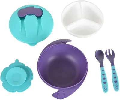 Set de sufragerie Cangaroo - Jelly, albastru