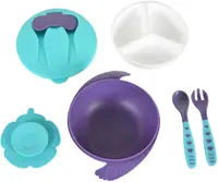 Set de sufragerie Cangaroo - Jelly, albastru