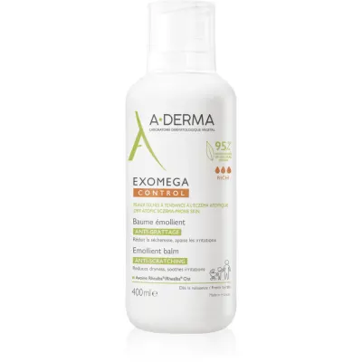 A-Derma Exomega Control Emollient Balm balsam pentru ten uscat și sensibil 400 ml